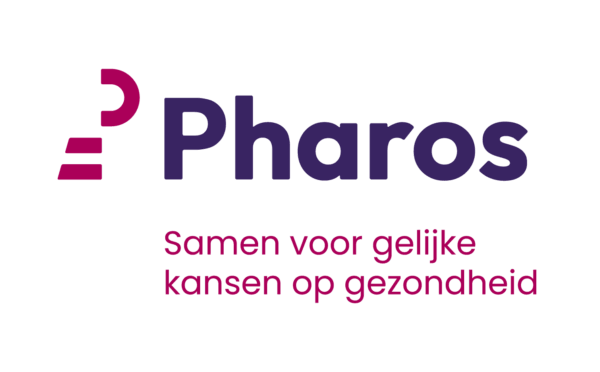 Logo Pharos, Samen voor gelijke kansen op gezondheid